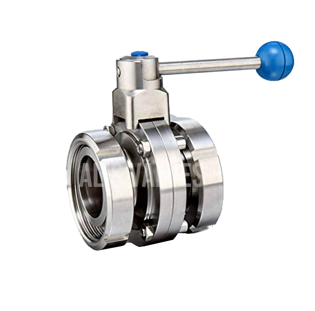 Pharma sms union butterfly valve